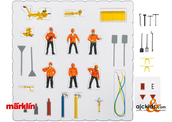 Marklin 56408 - Track Laying Gang, 30 Pieces