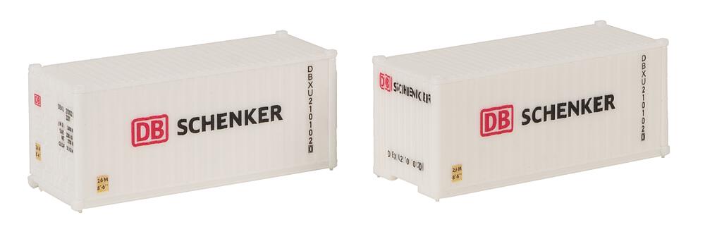 Faller 182053 - 20' Container DB, set of 2, EAN: 4104090820534