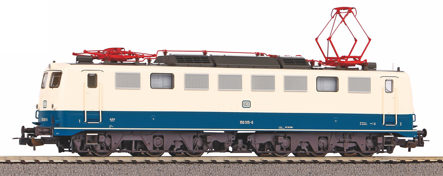 Piko 51652 - BR 150 Electric Locomotive DB IV Beige/Blue Sound