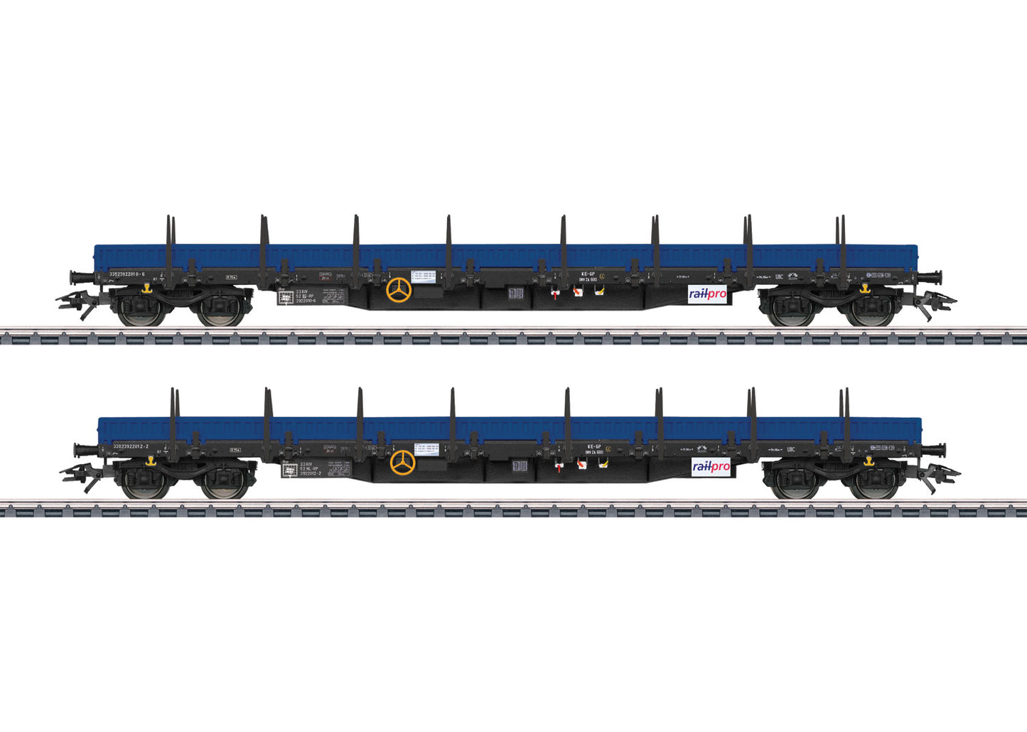 Marklin 47027 -  Railpro Type Rejs Low Side 2-Car Set