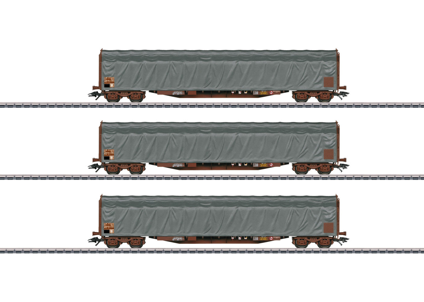 Marklin 47062 - SNCF Type Rilns Sliding Tarp 3-Car Set