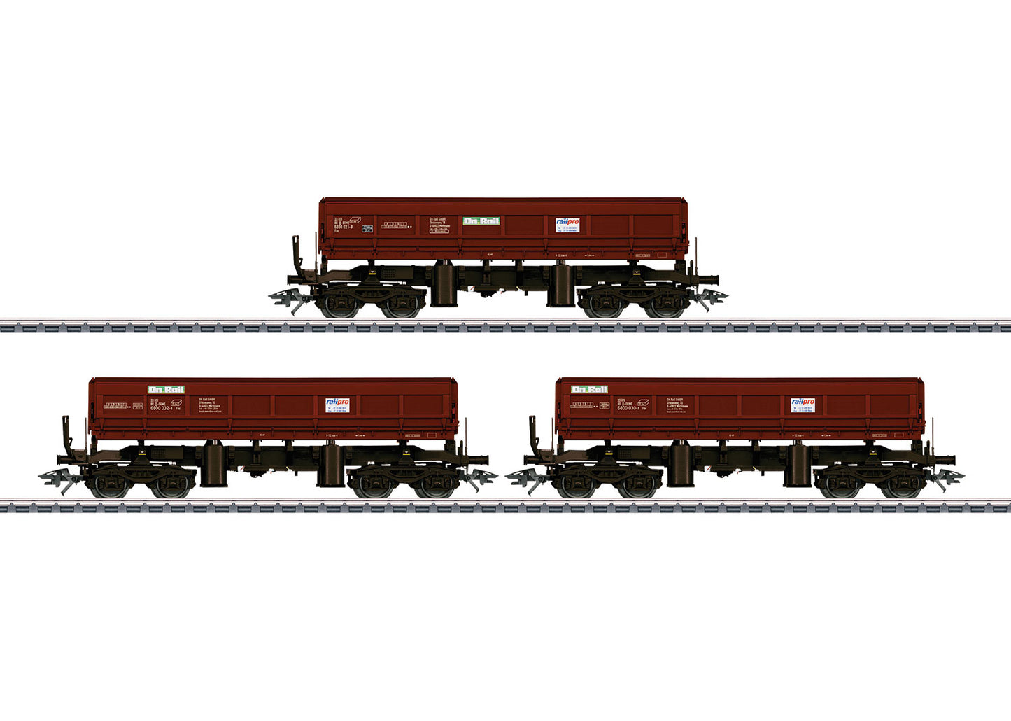 Marklin 48456 - Railpro Type Fas 680 Bulk Freight Dump 3-Car Set