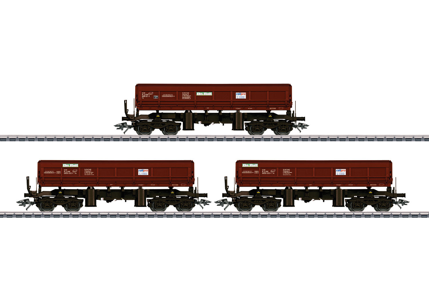 Marklin 48456 - Railpro Type Fas 680 Bulk Freight Dump 3-Car Set