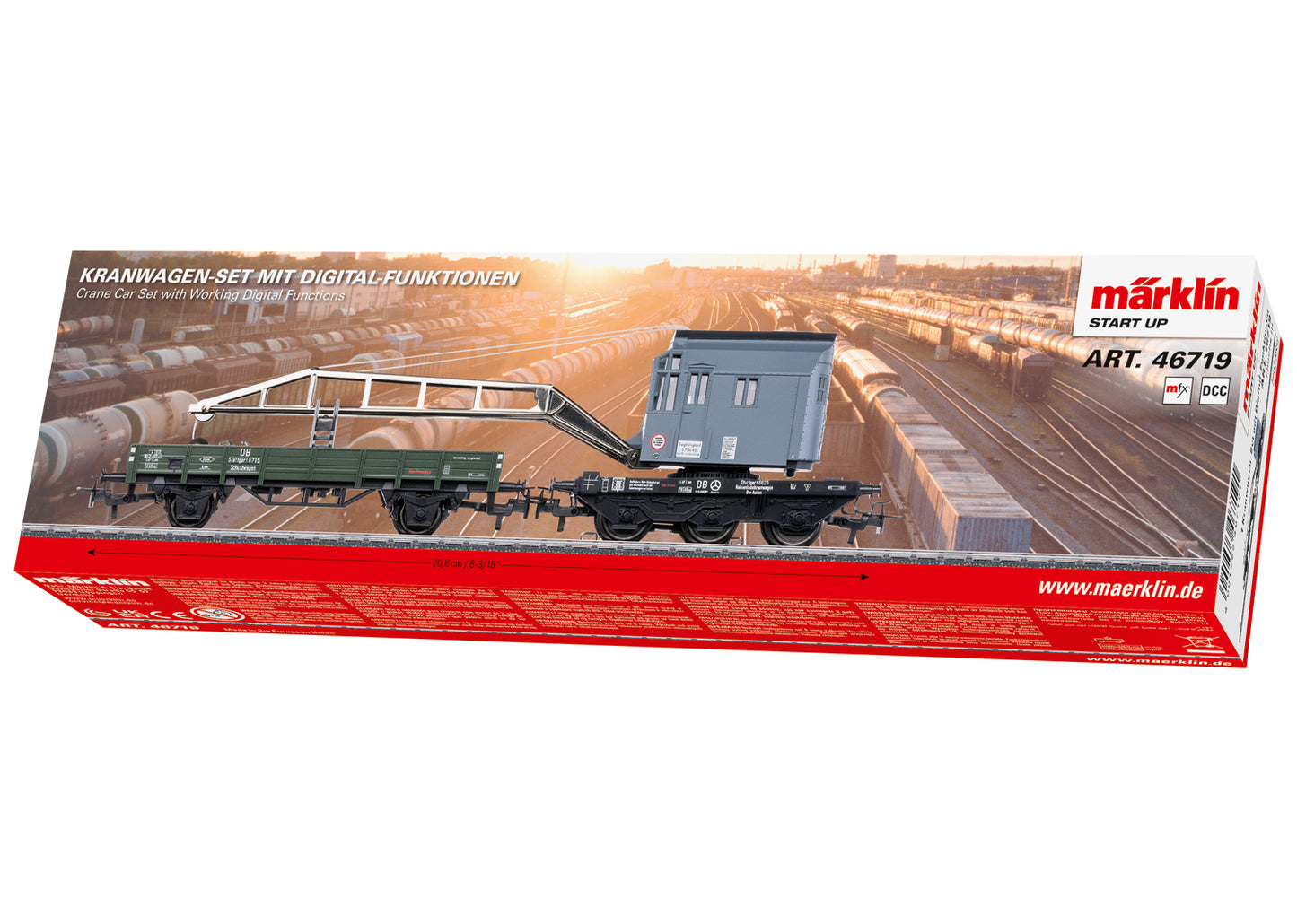 Marklin 46719 - Crane Car Set with Working Digital Functions