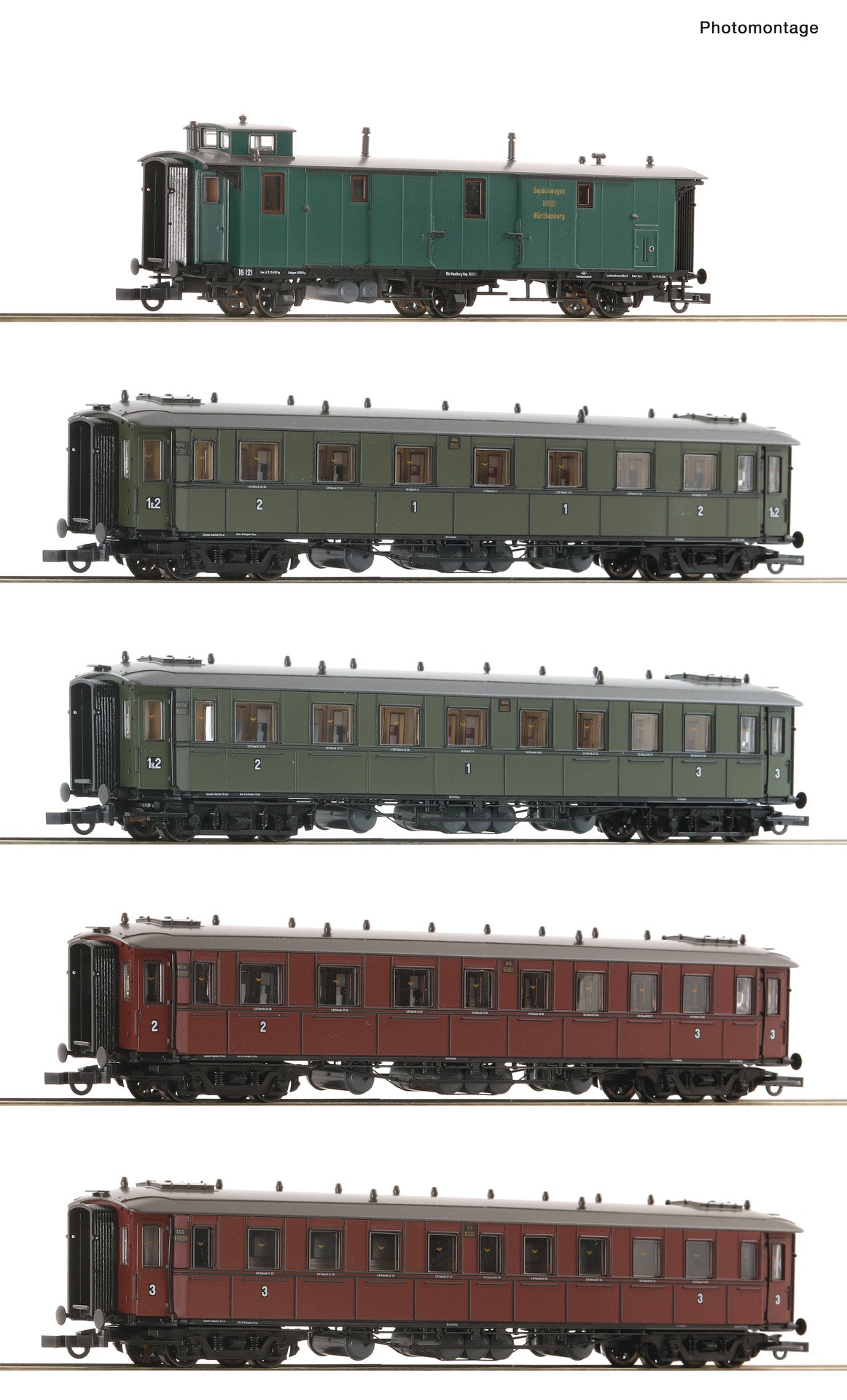 Roco 6200076 - 5 piece set: Express train