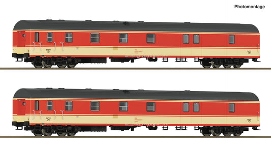 2 pcs. Set: Railway Mail Car "Postal Express Train" 