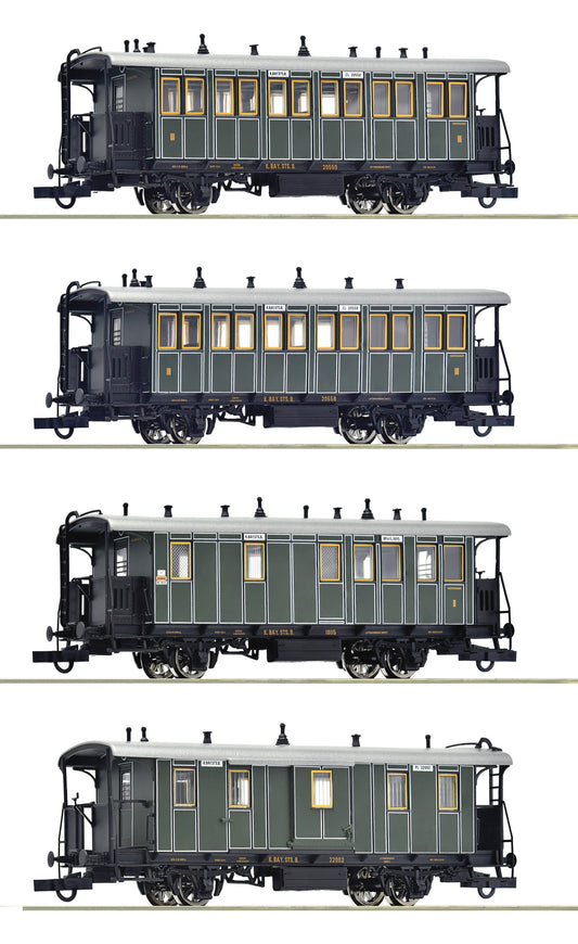4 piece set: Local passenger train 