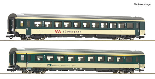 2 piece set (2): "Voralpen-Express" coaches 