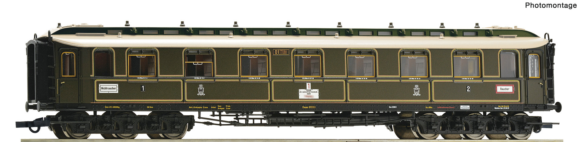 1st/2nd class express train coach, K.P.E.V. 