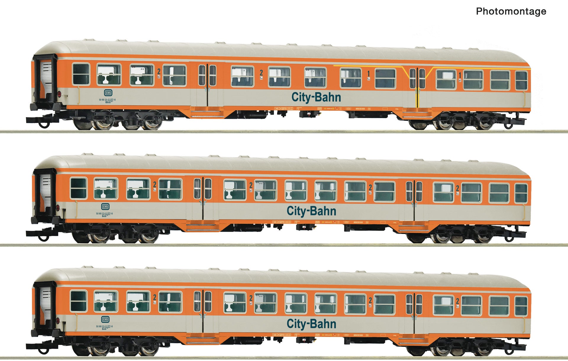 3-piece set: "City-Bahn", DB 