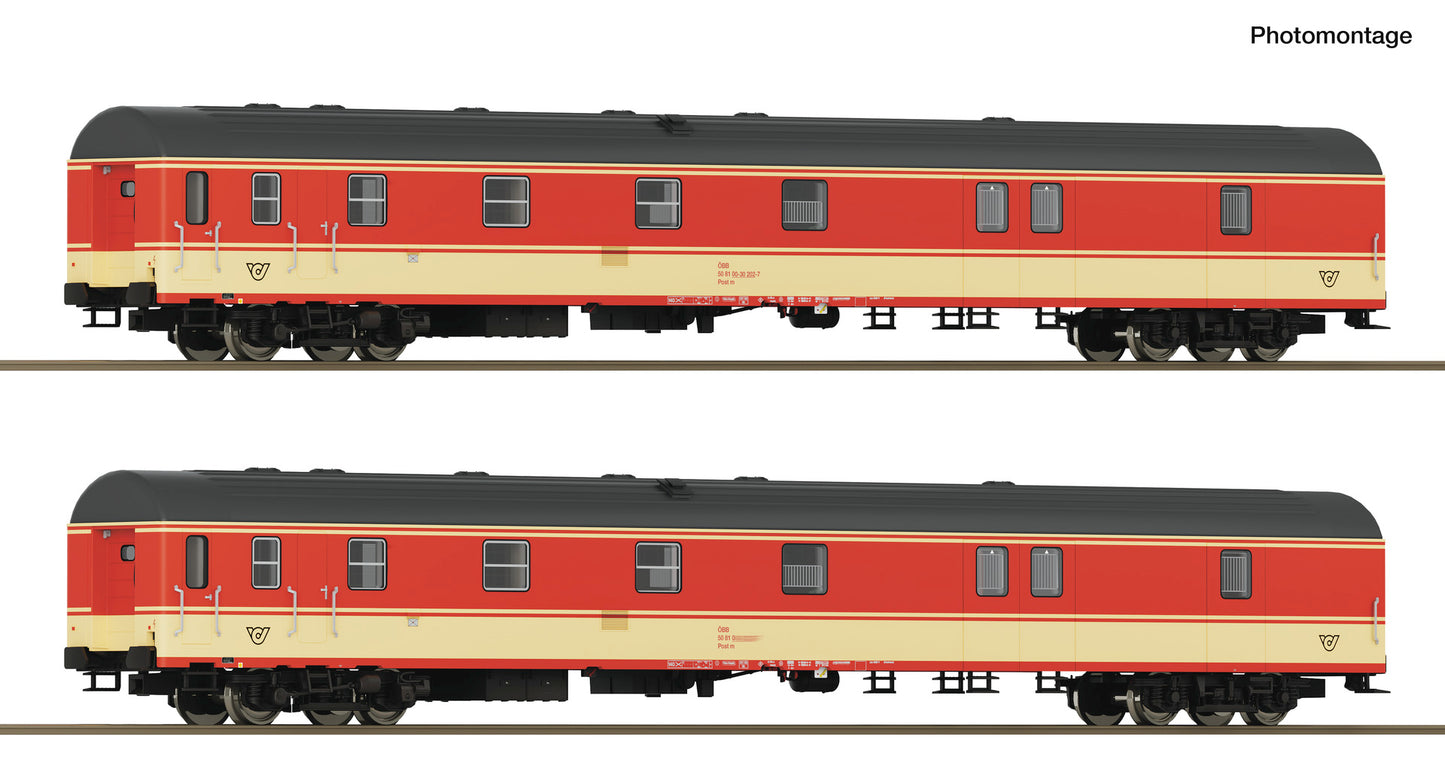 2 piece set: Mail coaches, ÖBB 