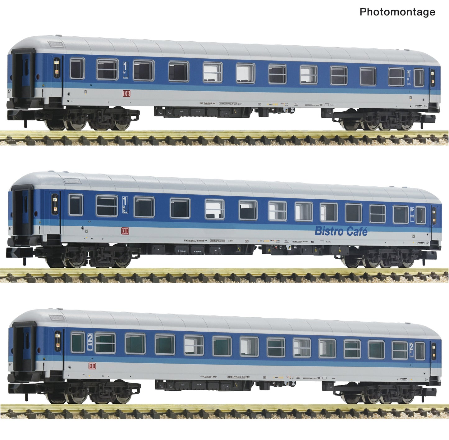 Fleischmann 6260024 - 3-pc set: Passenger coaches