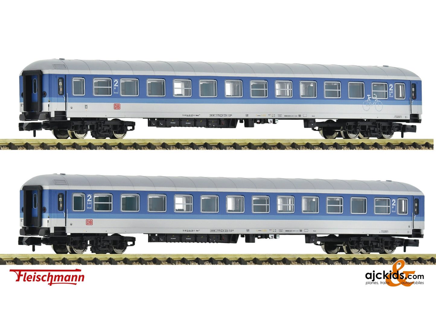 Fleischmann 6260025 - 2-pc set: Passenger coaches