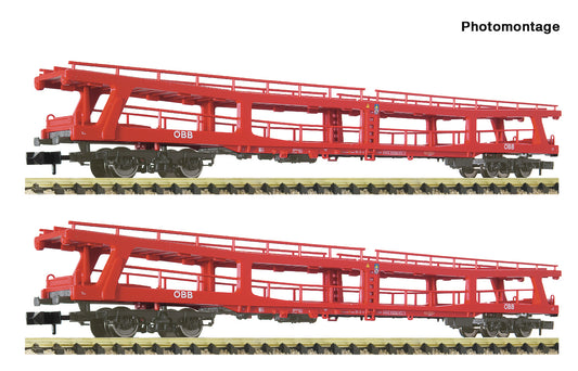 2 piece set: Car carrier wagons, ÖBB 