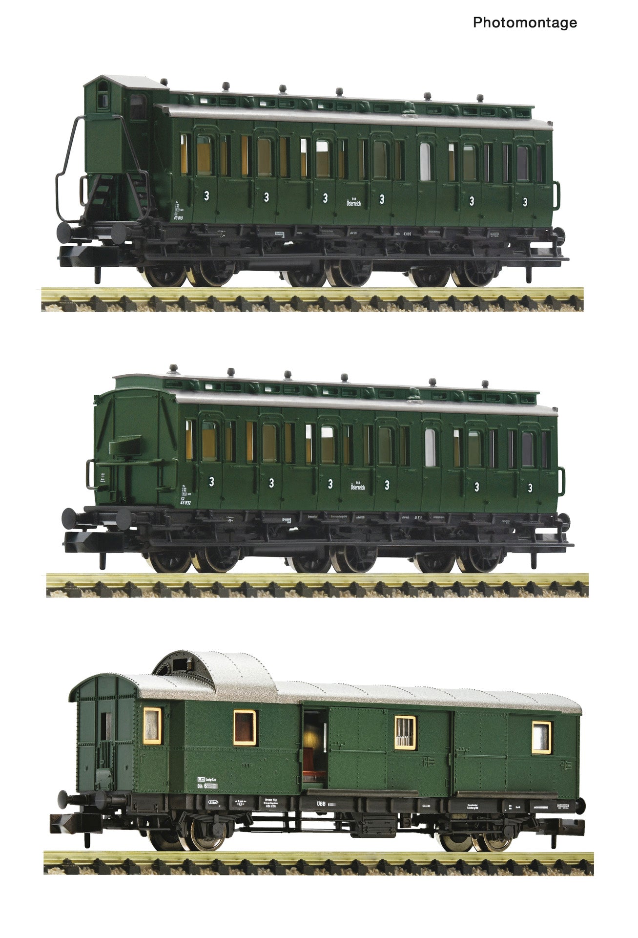 Fleischmann 6260055 - 3-piece set: Passenger train