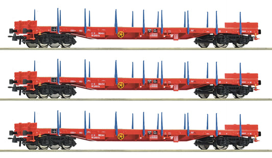 3 piece set: Stanchion wagons, RCW 