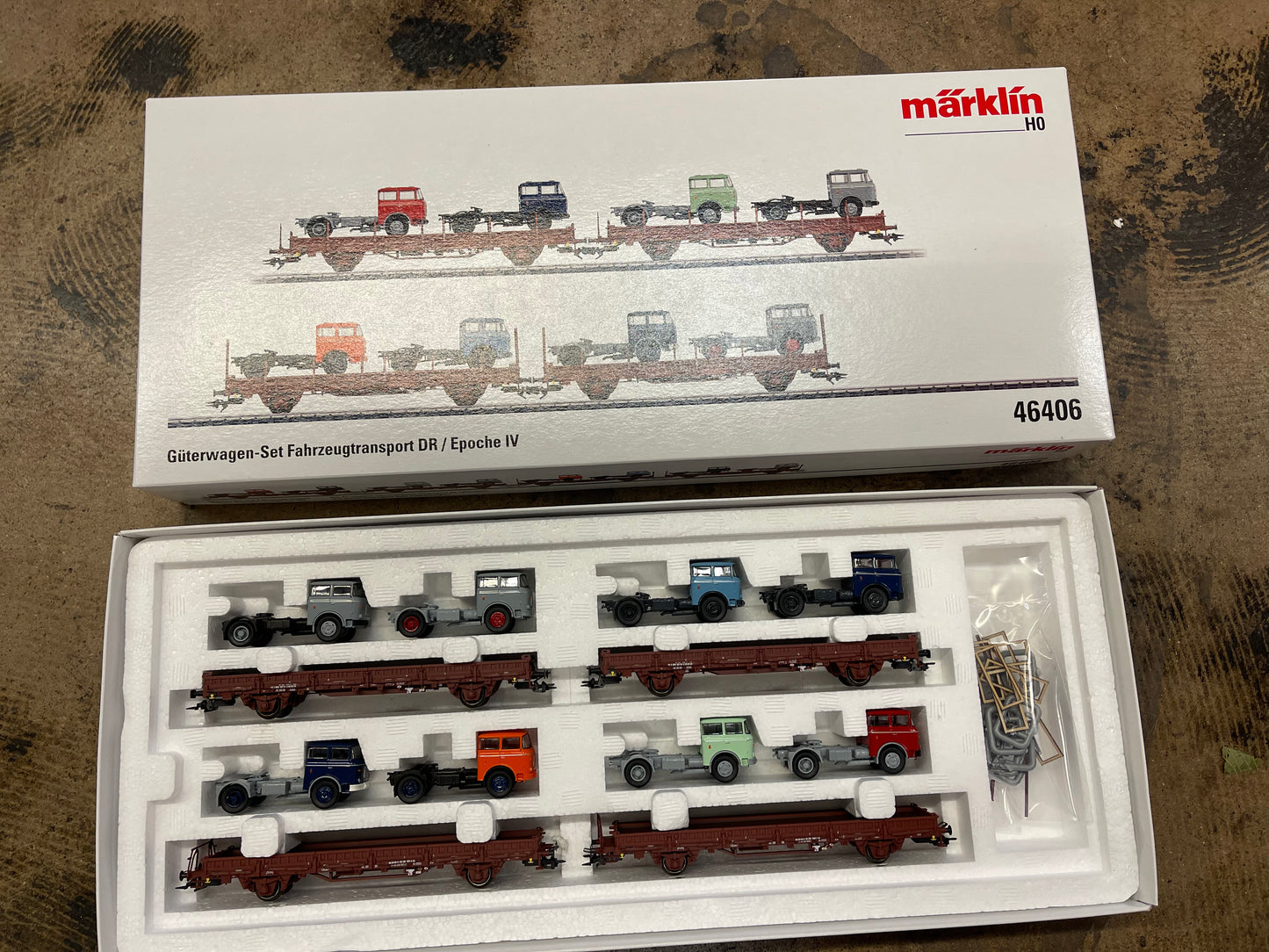 Marklin 46406 - Vehicle Transport Freight Car Set