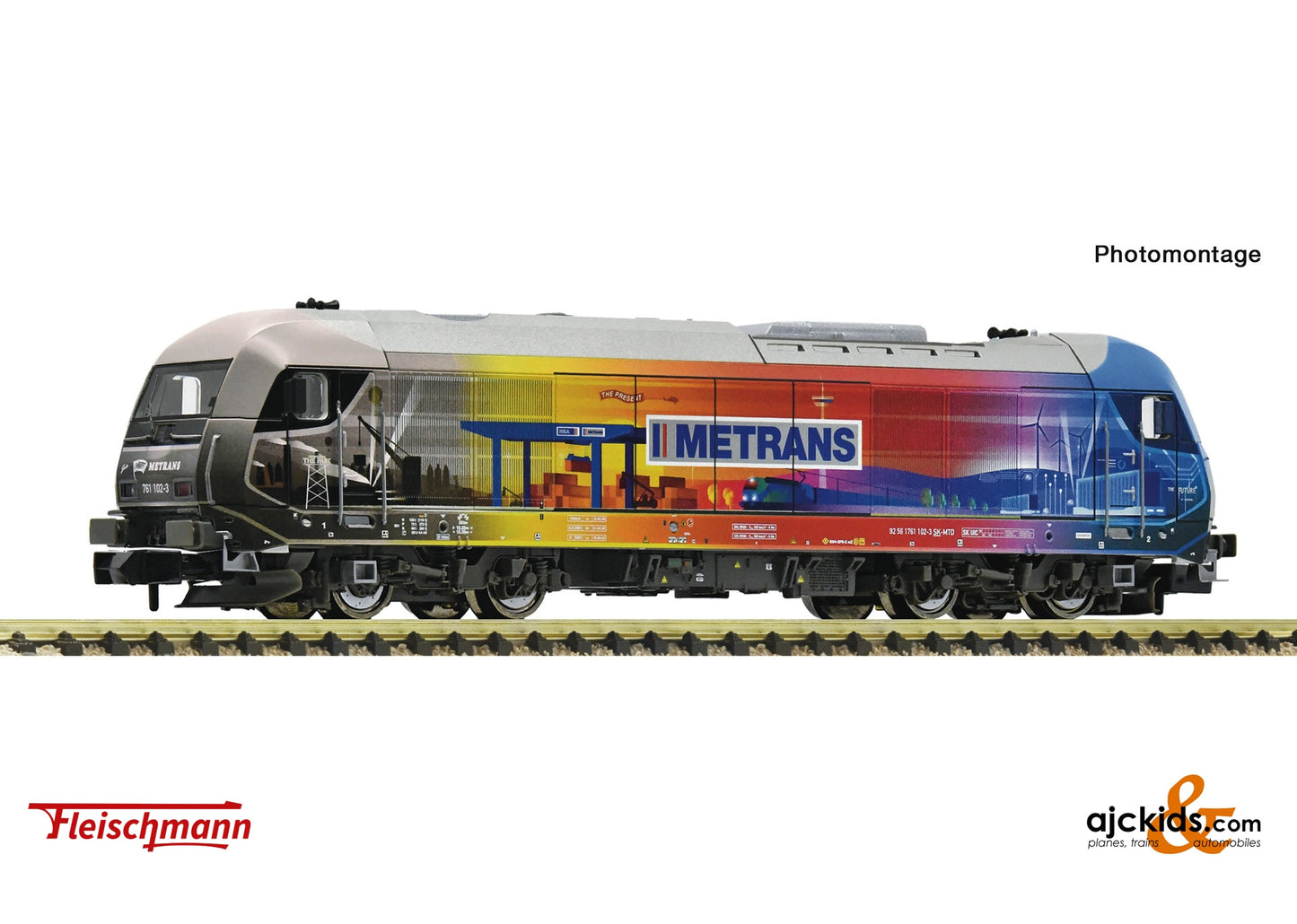 Fleischmann 7370029 - Diesel locomotive 761 102-3, Metrans