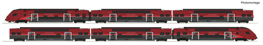 6pc Set Railjet Doubledeck ÖBB DC 