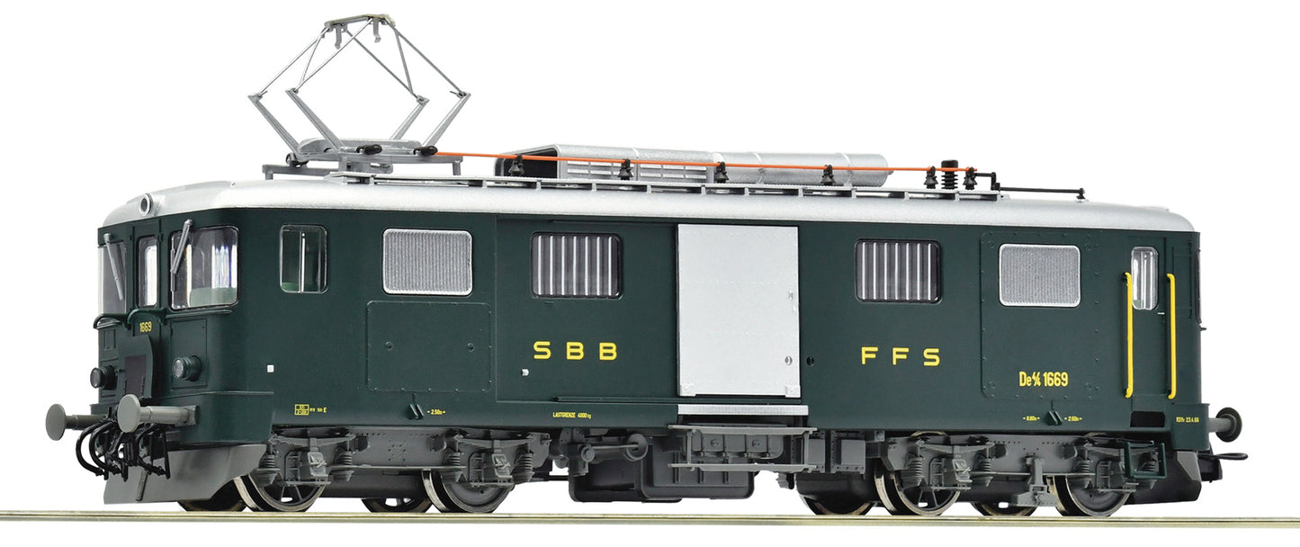 Electric luggage railcar De 4/4 1669, SBB 
