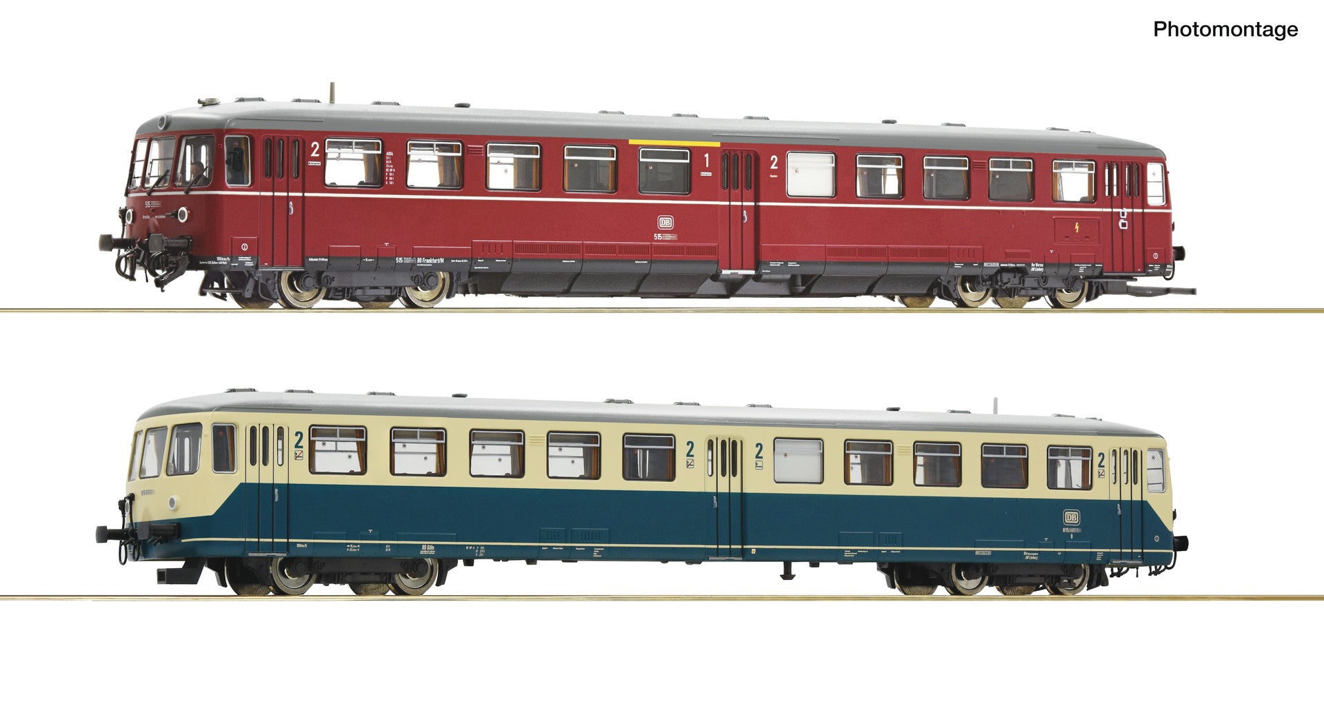 Accumulator railcar 515 537-9 with control cab coach, DB 