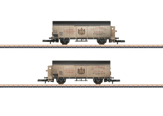 Marklin 82553 - “Sekttransport” / “Sparkling Wine Transport” Freight Car Set, Era II