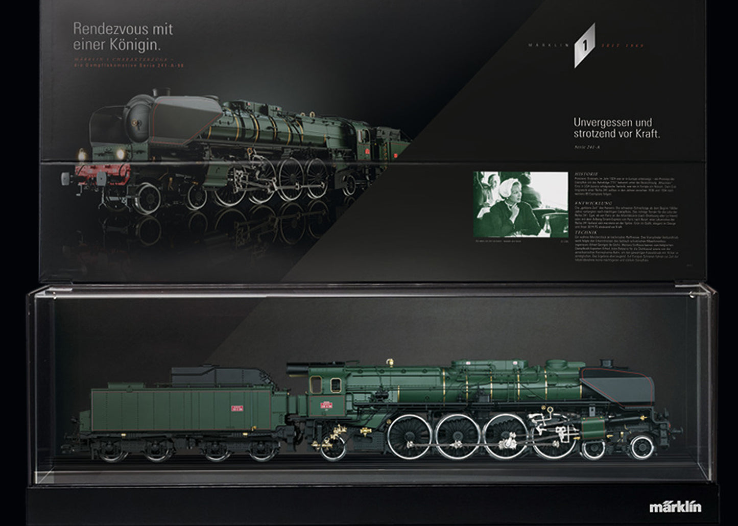 Marklin 341071 - Märklin 1 Gauge Presentation Display Case (Class 241)