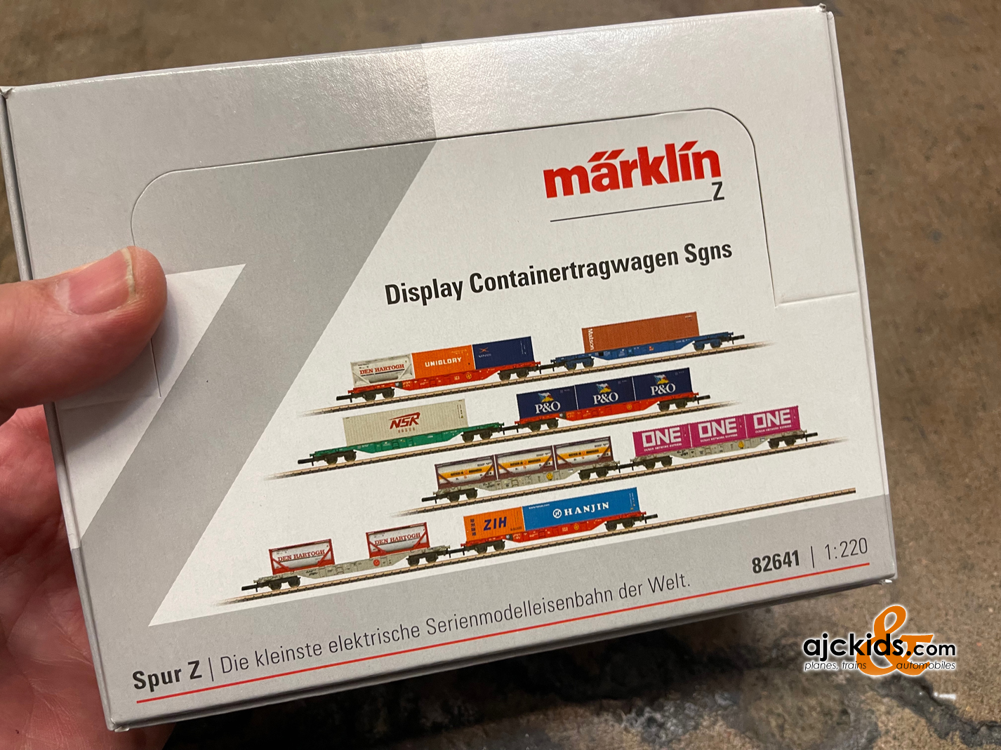 Marklin 82641 - Display of Type Sgns Container Fl at Cars