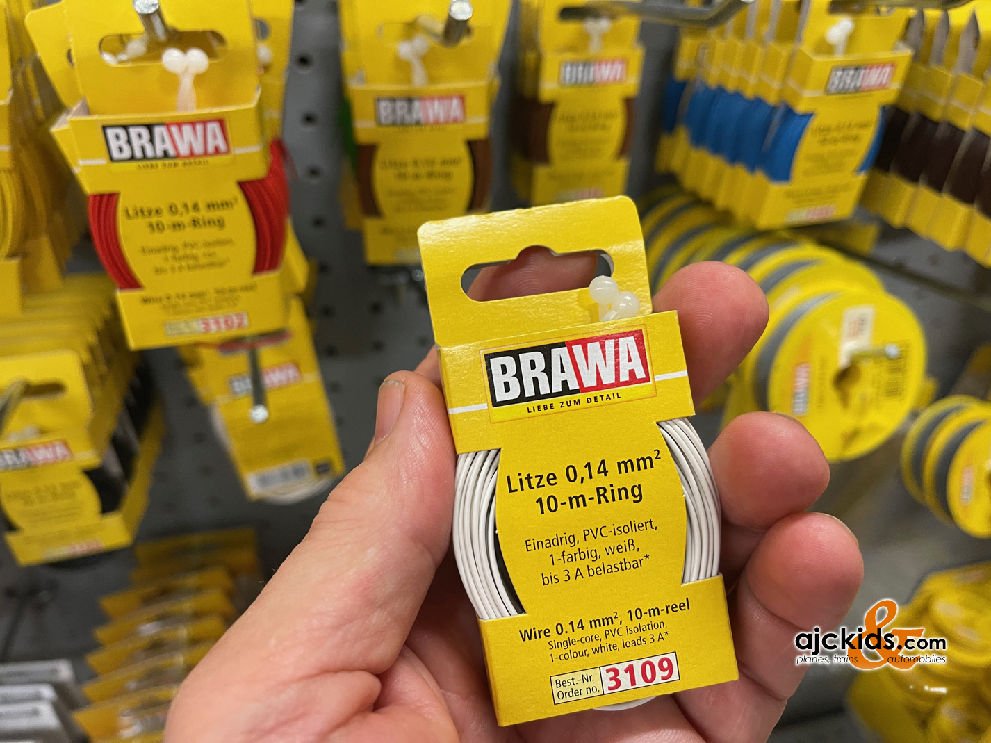 Brawa 3109 - Wire 0.14 MM² 10 m ring white