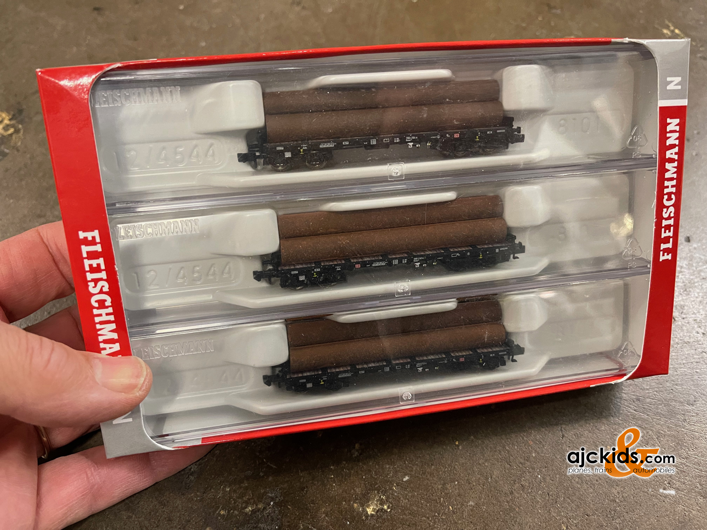 Fleischmann 826702 - 3 piece set flat wagons