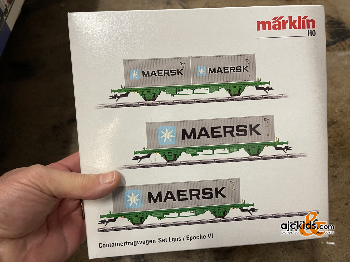 Marklin 47726 - Type Lgns Container Flat Car Set