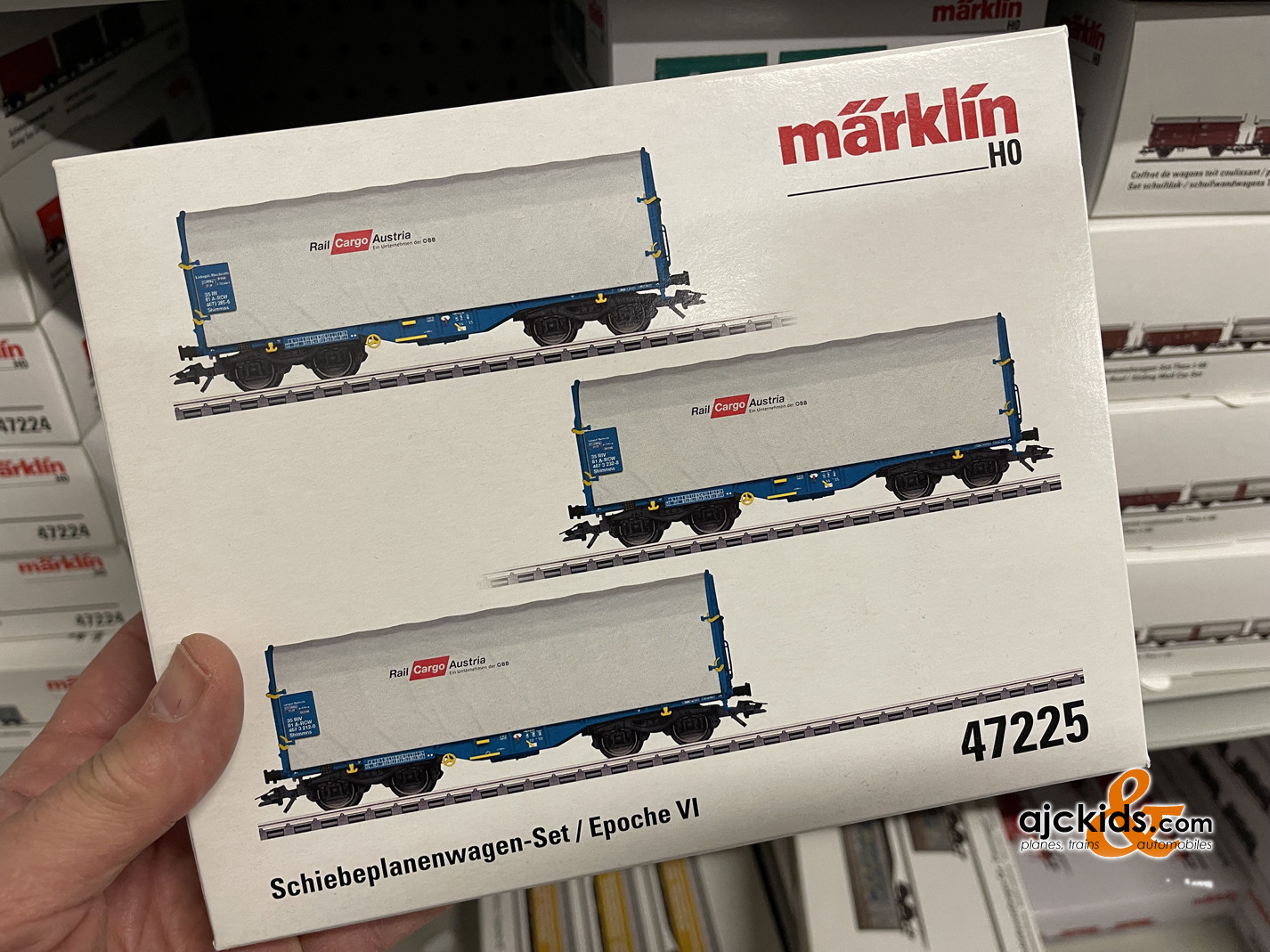 Marklin 47225 - Sliding Tarp Car Set