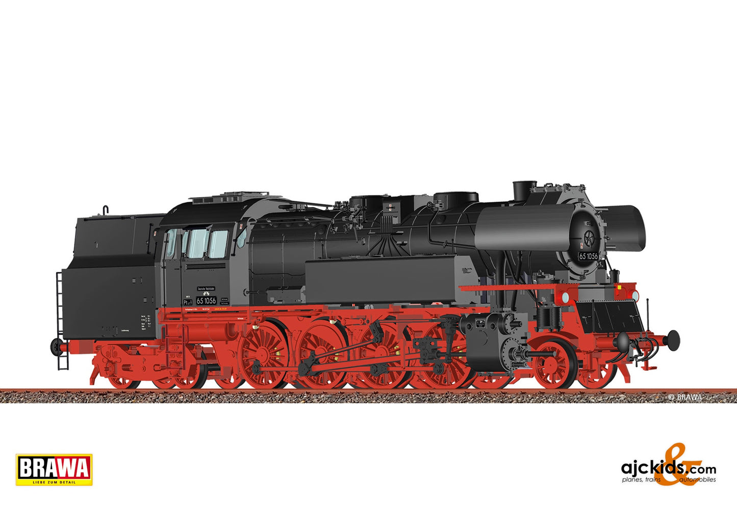Brawa 40090 - H0 Tender Locomotive BR 65.10 DR