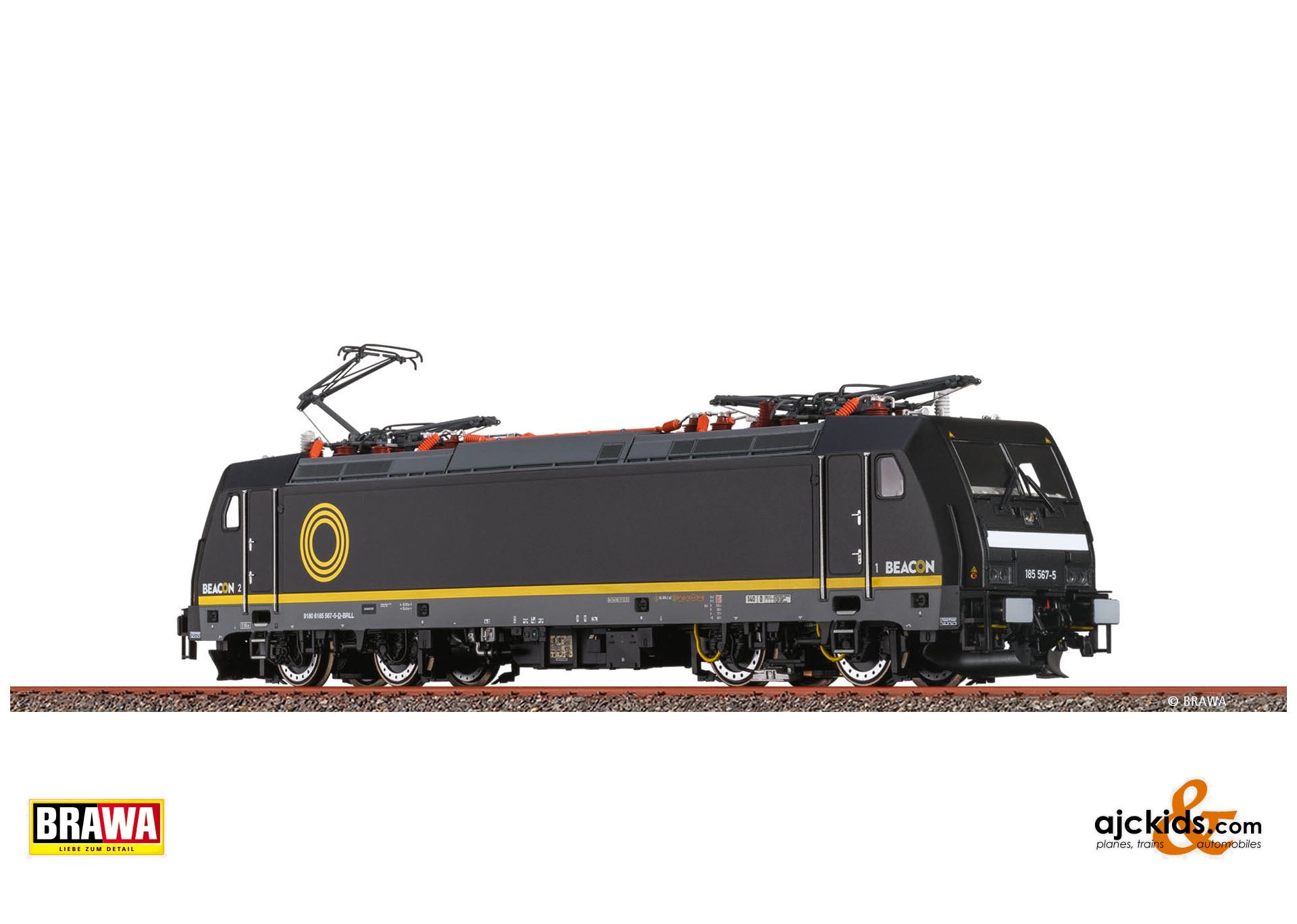 Brawa 43846 - TRAXX Electric Locomotive BR 185.5 BEACON