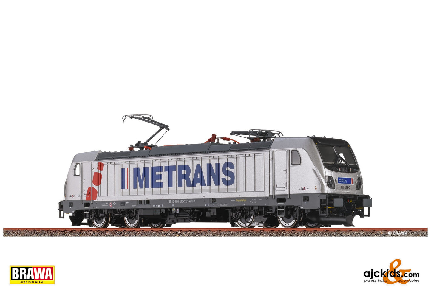 Brawa 43852 - TRAXX Electric Locomotive BR 187 METRANS