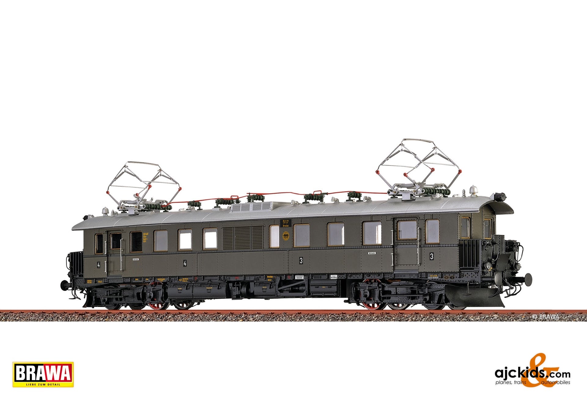 Brawa 44158 - H0 Electric Railcar elT 517 DRG ("Rübezahl")