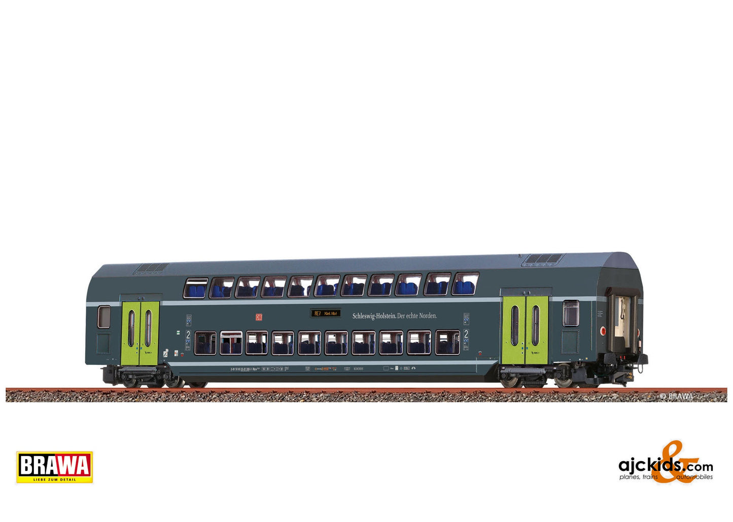 Brawa 44581 - TWINDEXX VARIO® Double-Deck Middle Car 2nd class NAH.SH (Kiel Hbf)