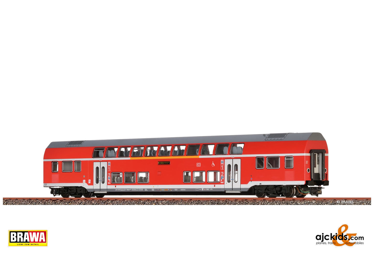 Brawa 44589 - TWINDEXX Vario® Double-Deck Middle Wagon 1st/2nd class DB AG (Nürnberg Hbf)