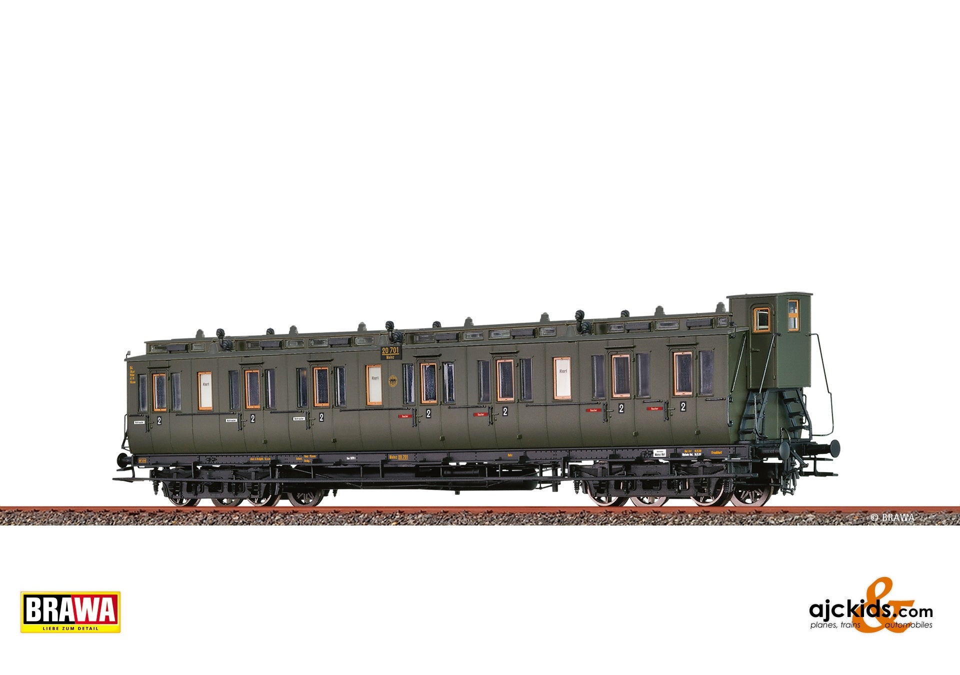 Brawa 45270 - H0 Compartment Coach B4 DRG