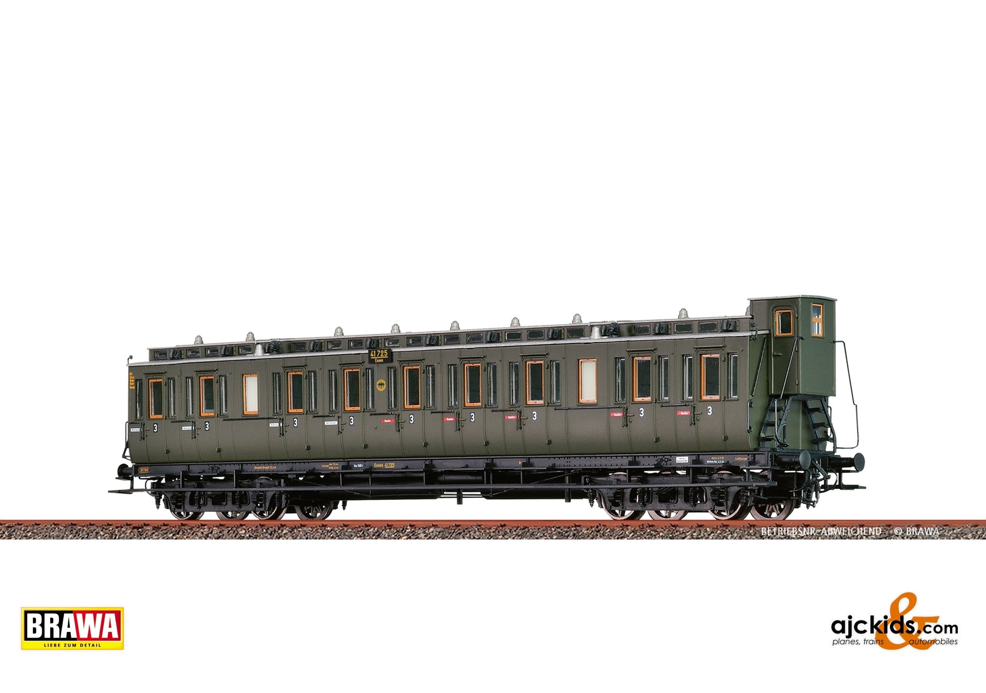 Brawa 45272 - H0 Compartment Coach C4 DRG