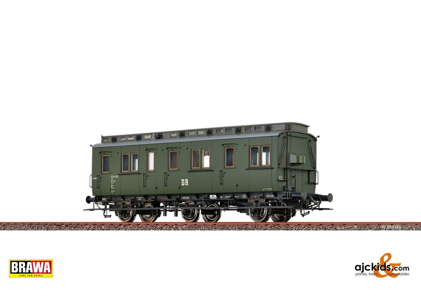 Brawa 45492 - H0 Compartment Coach B3u DR