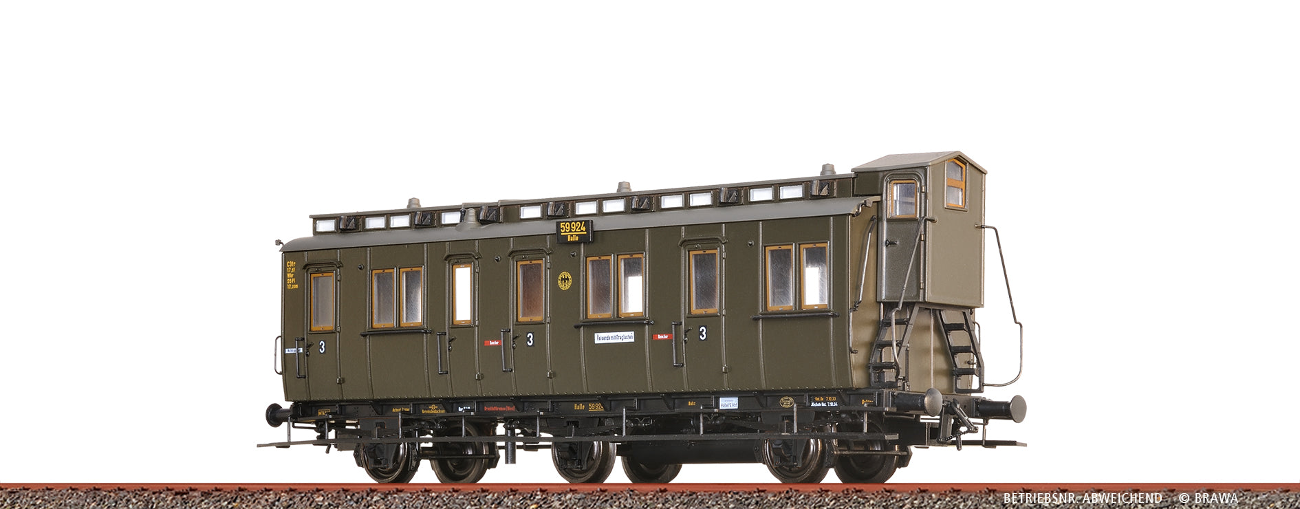 Brawa 45494 - H0 Compartment Coach C3tr DRG