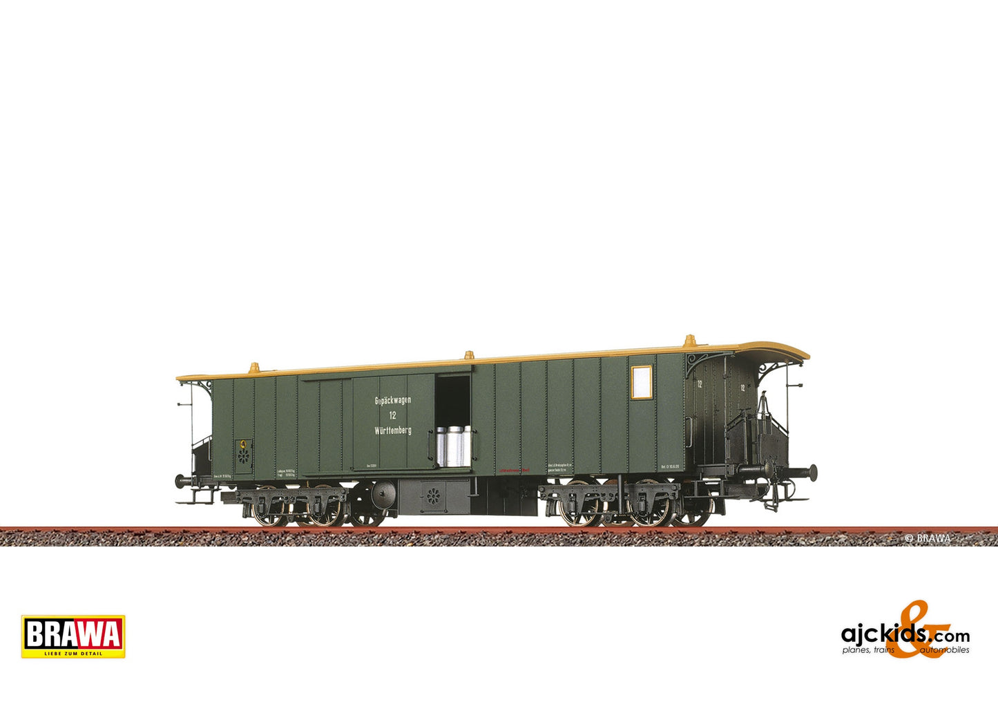Brawa 45720 - H0 Luggage Car GEP K.W.St.E.