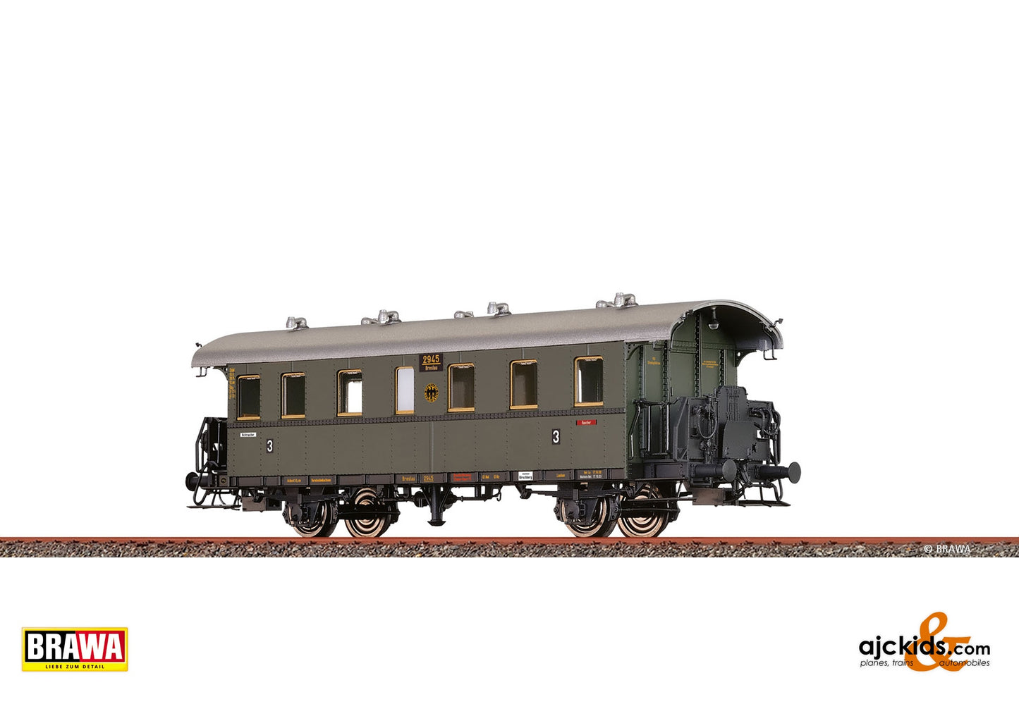 Brawa 45825 - H0 Standard Passenger Coach Cidel-24 DRG