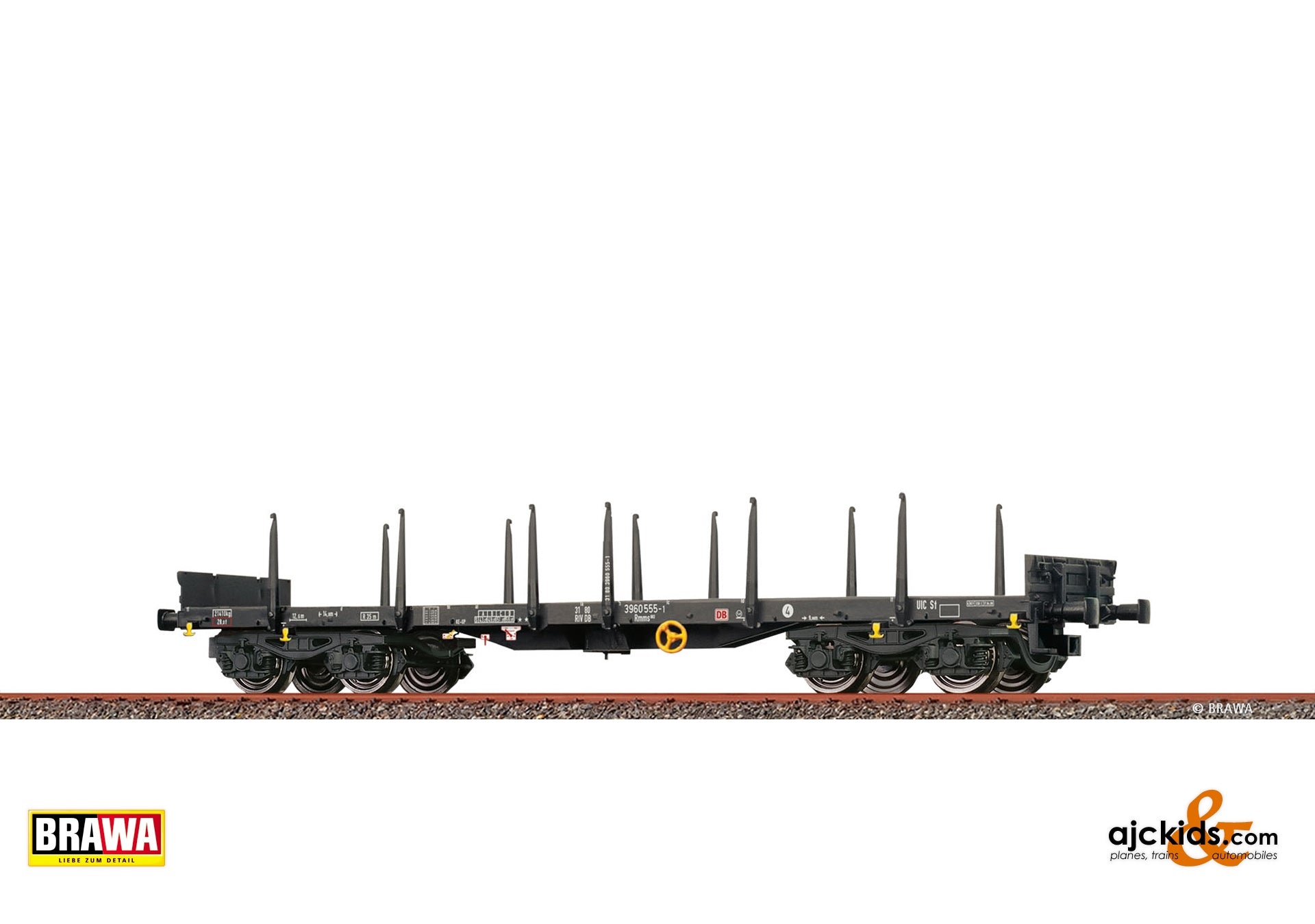 Brawa 47123 - H0 Flat Car Rmms663 DB AG