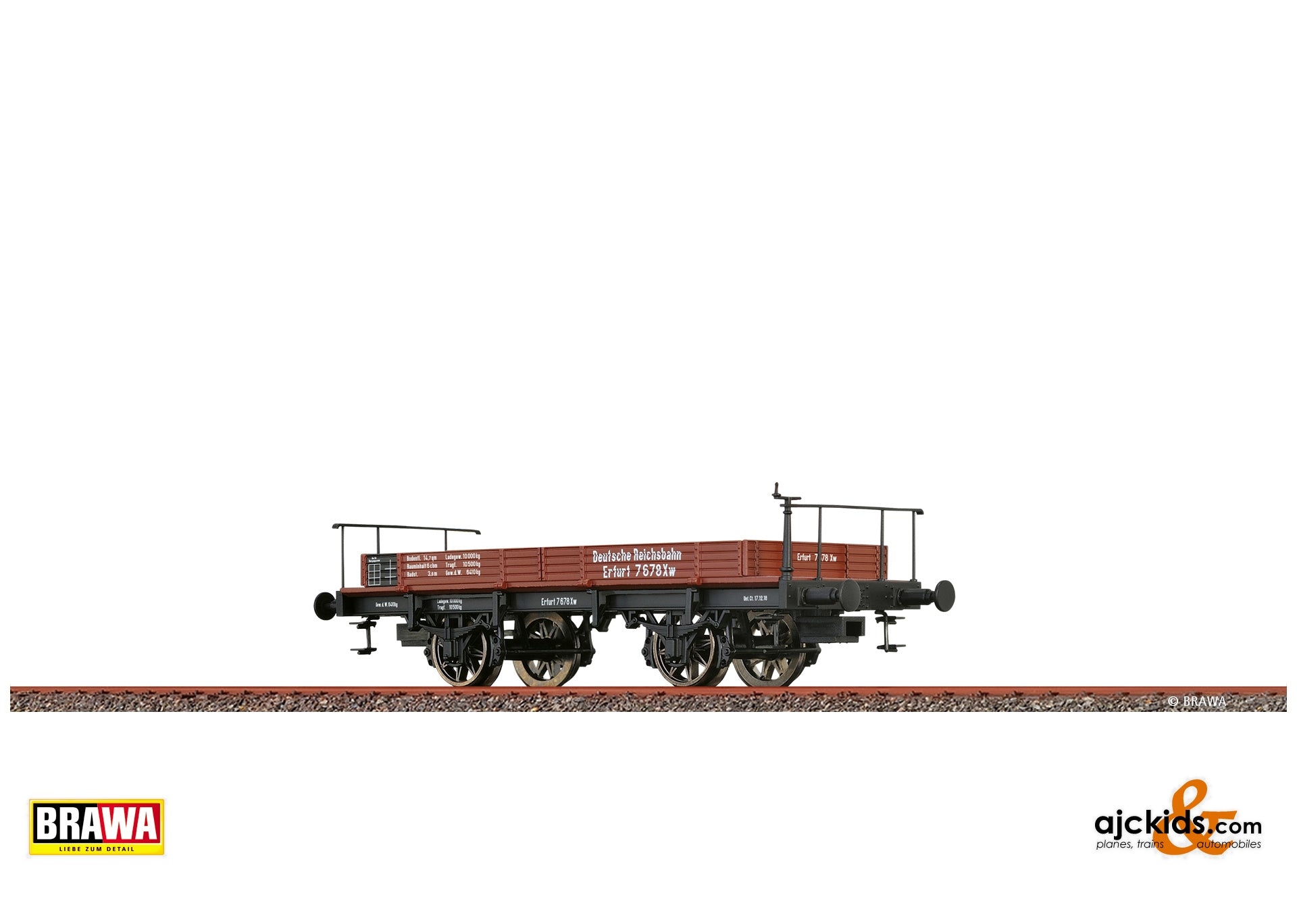 Brawa 47736 - Flat Car Xw DRG