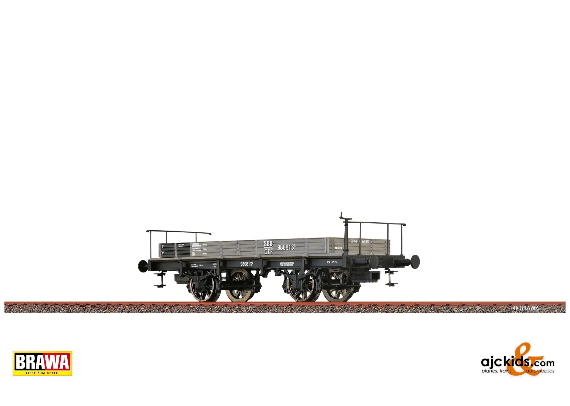 Brawa 47737 - Flat Car Sc SBB