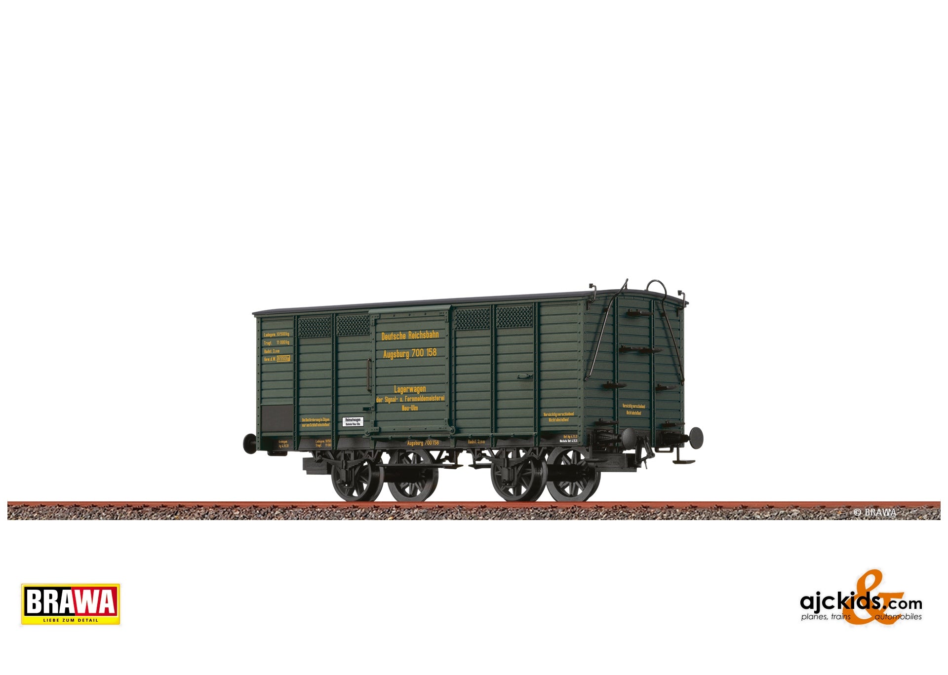 Brawa 48052 - Covered Freight Car G "Lagerwagen" DRG