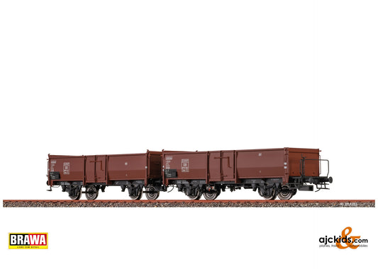 Brawa 48639 - Open Freight Cars Omm52 DB, set of 2