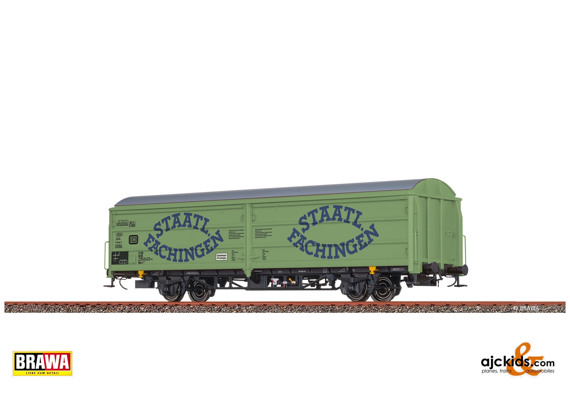 Brawa 48998 - Sliding Wall Car Hbis-t299 "Staatl. Fachingen" DB